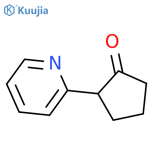 2-(pyridin-2-yl)cyclopentan-1-one structure