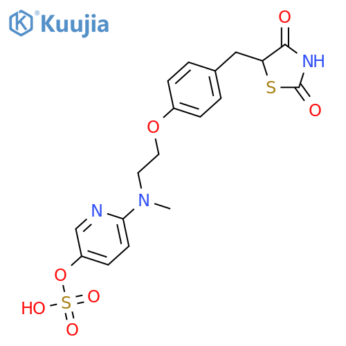 5-Hydroxy Rosiglitazone Sulfate structure
