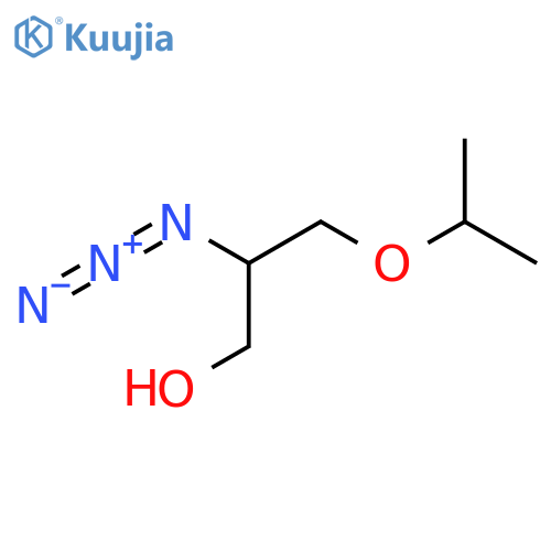 2-azido-3-(propan-2-yloxy)propan-1-ol structure