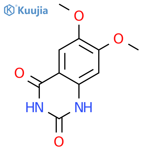 6,7-Dimethoxyquinazoline-2,4-dione structure