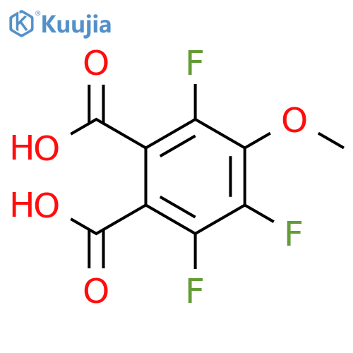 1,2-Benzenedicarboxylic acid, 3,4,6-trifluoro-5-methoxy- structure