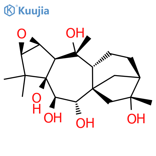 2,3-Epoxy-1,1,4,12-tetramethylperhydro-7,8a-ethanobenz[f]azulene-4,9,10,10a,12-pentol structure
