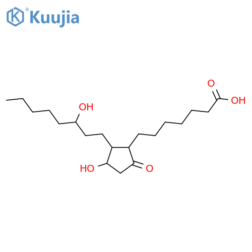 11,15-Dihydroxy-9-oxo-13-prostenoic acid; (8RS,11RS,12RS,13E,15SR)-form, Dihydro structure