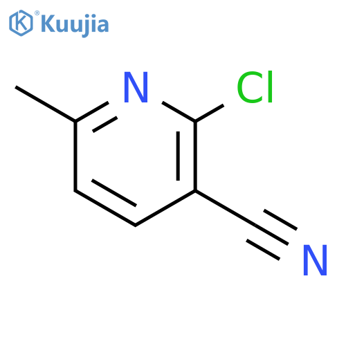 2-chloro-6-methylpyridine-3-carbonitrile structure