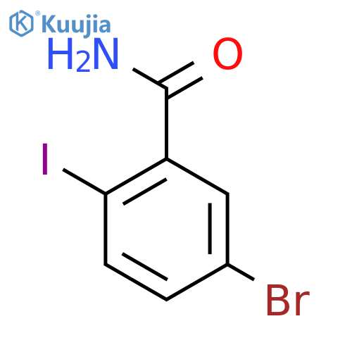 5-Bromo-2-iodobenzamide structure