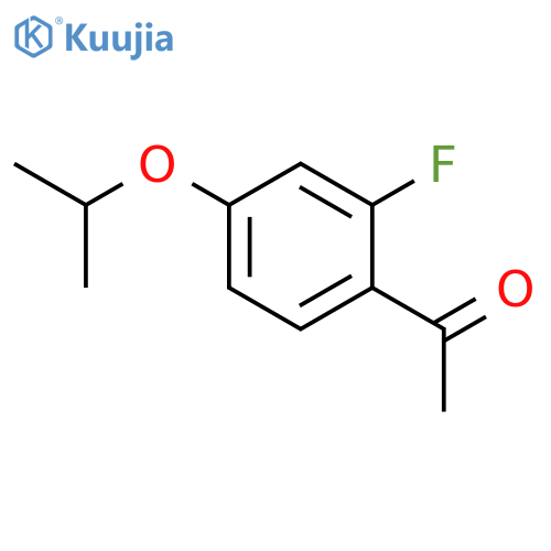 2-Fluoro-4-isopropyloxyacetophenone structure