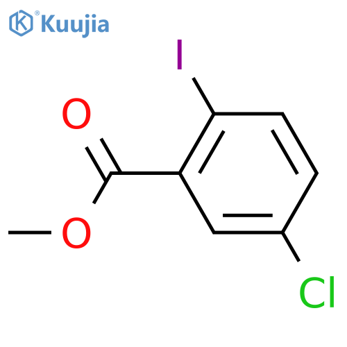 Methyl 5-chloro-2-iodobenzoate structure
