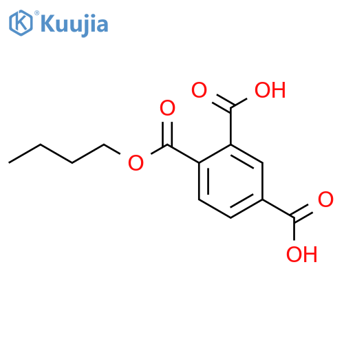 butyl dihydrogen benzene-1,2,4-tricarboxylate structure