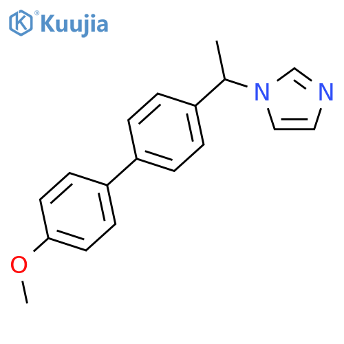 1H-Imidazole, 1-[1-(4'-methoxy[1,1'-biphenyl]-4-yl)ethyl]- structure