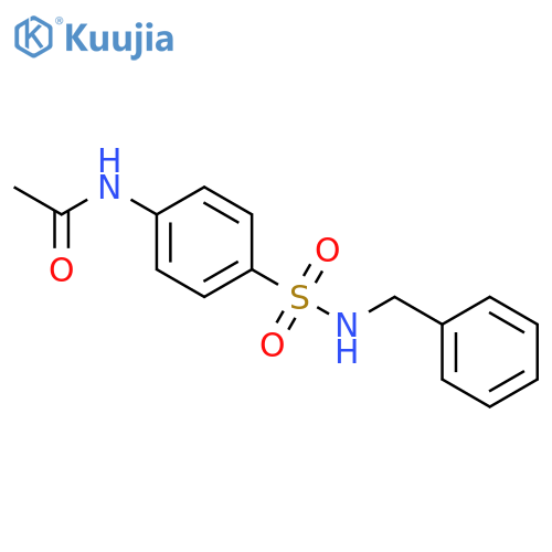 N-4-(benzylsulfamoyl)phenylacetamide structure