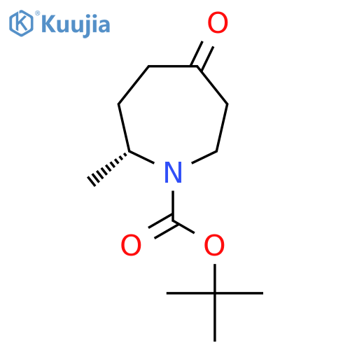 tert-butyl (2R)-2-methyl-5-oxo-azepane-1-carboxylate structure