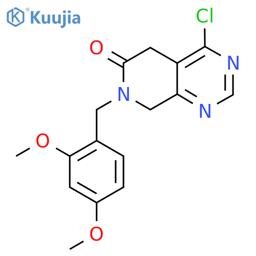 4-Chloro-7-[(2,4-dimethoxyphenyl)methyl]-5,8-dihydropyrido[3,4-d]pyrimidin-6-one structure