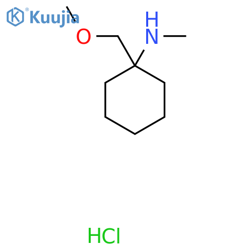 1-(methoxymethyl)-N-methyl-cyclohexanamine;hydrochloride structure