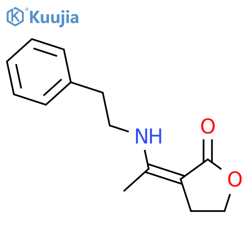 2(3H)-Furanone,dihydro-3-[1-[(2-phenylethyl)amino]ethylidene]- structure