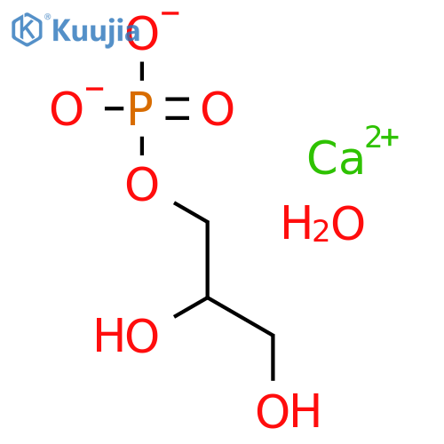 2,3-dihydroxypropyl (dihydrogen phosphate), calcium salt structure