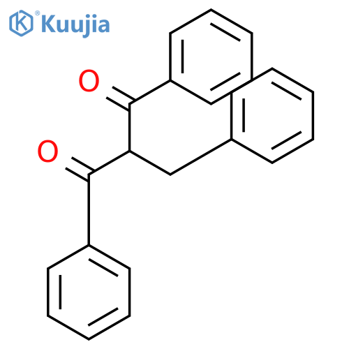 1,3-Propanedione, 1,3-diphenyl-2-(phenylmethyl)- structure