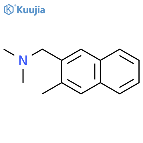 2-Naphthalenemethanamine, N,N,3-trimethyl- structure