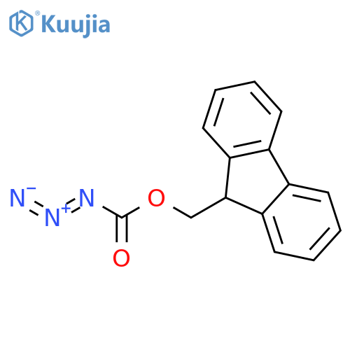 Carbonazidic acid, 9H-fluoren-9-ylmethyl ester structure