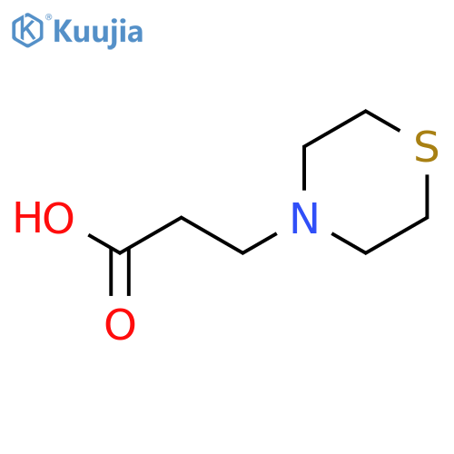 3-(thiomorpholin-4-yl)propanoic acid structure