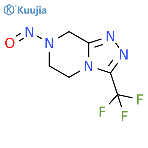 7-Nitroso-3-(trifluoromethyl)-5,6,7,8-tetrahydro-1,2,4triazolo4,3-apyrazine structure