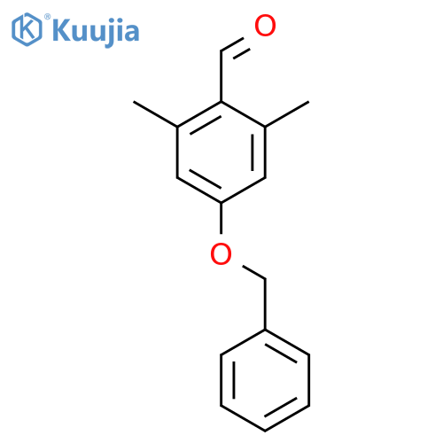 4-(Benzyloxy)-2,6-dimethylbenzaldehyde structure