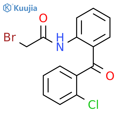 Acetamide, 2-bromo-N-[2-(2-chlorobenzoyl)phenyl]- structure