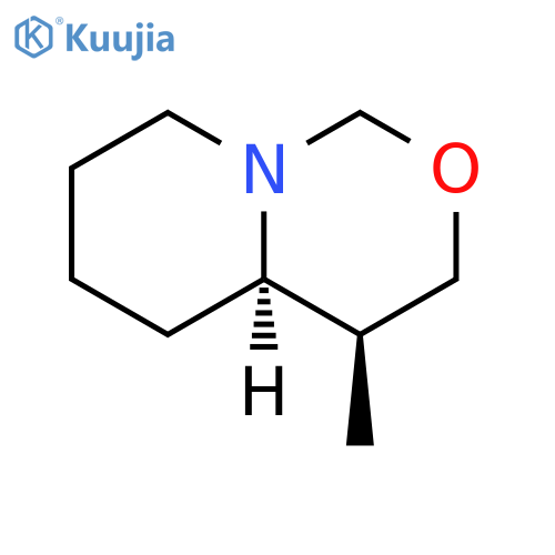 1H,3H-Pyrido[1,2-c][1,3]oxazine, 4,4a,5,6,7,8-hexahydro-4-methyl-, trans- (9CI) structure