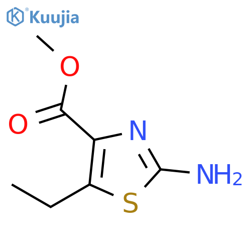 Methyl 2-amino-5-ethyl-1,3-thiazole-4-carboxylate structure