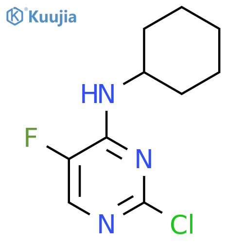 2-Chloro-N-cyclohexyl-5-fluoropyrimidin-4-amine structure
