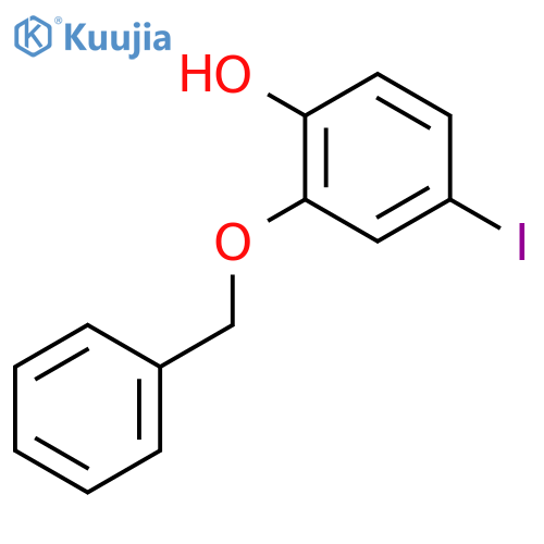 2-Benzyloxy-4-iodophenol structure