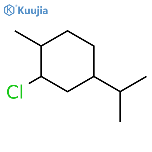 Cyclohexane, 2-chloro-1-methyl-4-(1-methylethyl)- structure