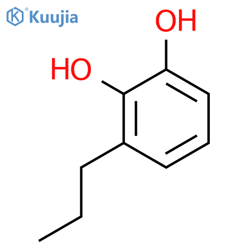 3-Propylbenzene-1,2-diol structure