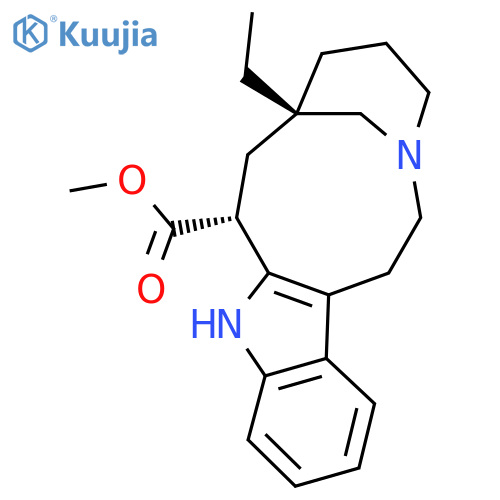 Methyl (13R,15S)-15-ethyl-1,11-diazatetracyclo[13.3.1.04,12.05,10]nonadeca-4(12),5,7,9-tetraene-13-carboxylate structure