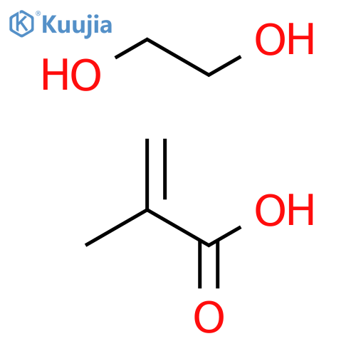 2-Propenoicacid,2-methyl-,polymerwith1,2-ethanediol structure