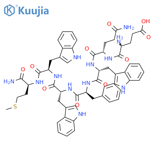 (D-GLU5,D-TRP7,9,10)-SUBSTANCE P (5-11) structure