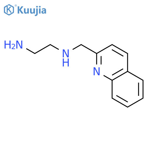 1,2-Ethanediamine, N-(2-quinolinylmethyl)- structure