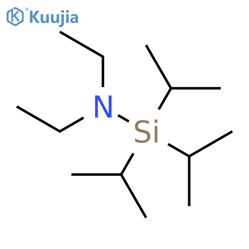 Silanamine, N,N-diethyl-1,1,1-tris(1-methylethyl)- structure