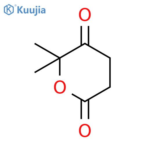 2H-Pyran-2,5(6H)-dione, dihydro-6,6-dimethyl- structure
