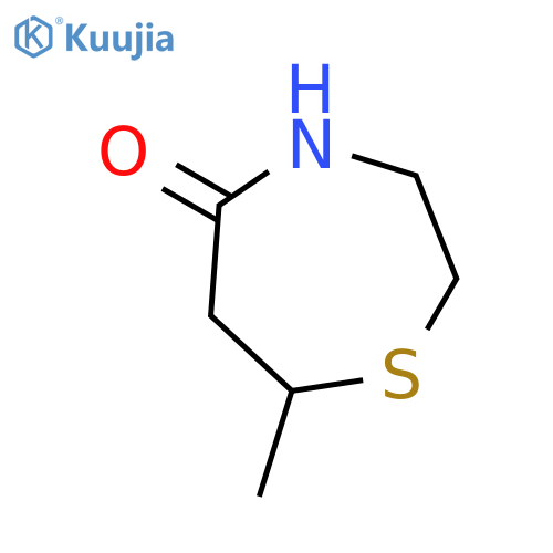 7-methyl-1,4-thiazepan-5-one structure