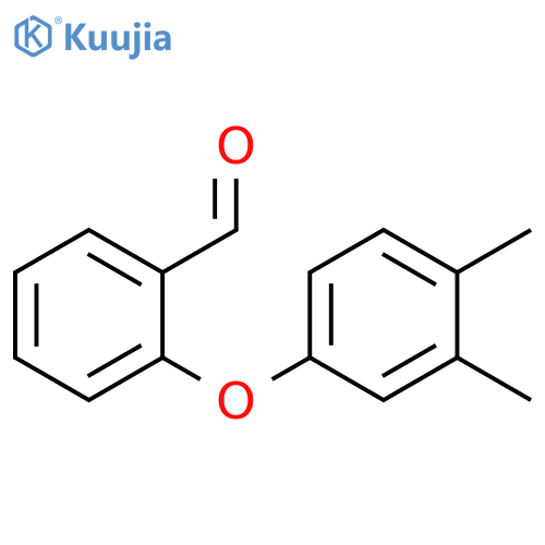 2-(3,4-Dimethylphenoxy)benzaldehyde structure