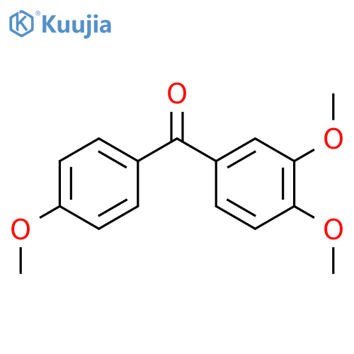 (3,4-Dimethoxyphenyl)(4-Methoxyphenyl)Methanone structure
