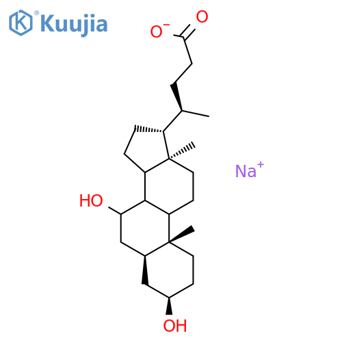 Ursodeoxycholic acid sodium structure