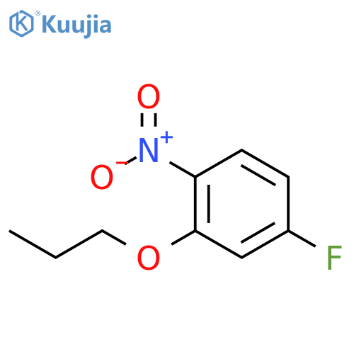 4-Fluoro-1-nitro-2-propoxybenzene structure