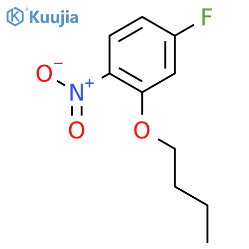 2-Butoxy-4-fluoro-1-nitrobenzene structure