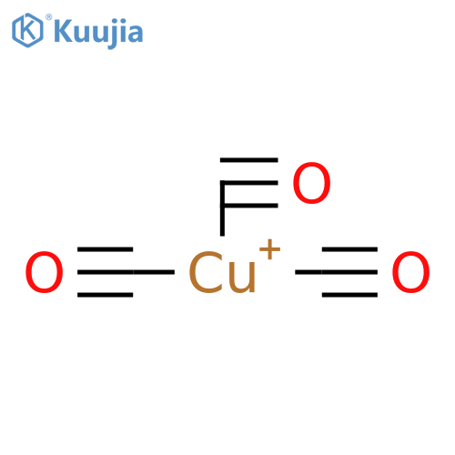 Copper(1+), tricarbonyl- structure