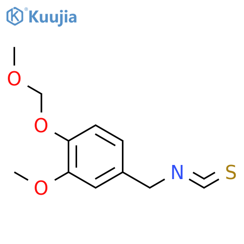 Benzene, 4-(isothiocyanatomethyl)-2-methoxy-1-(methoxymethoxy)- structure