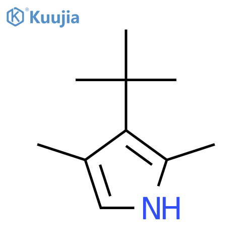 3-(tert-Butyl)-2,4-dimethyl-1H-pyrrole structure