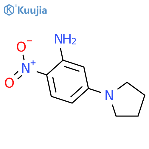 2-Nitro-5-(1-pyrrolidinyl)aniline structure