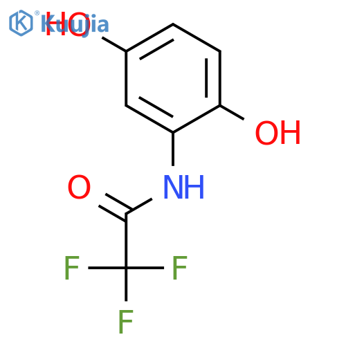 Acetamide, N-(2,5-dihydroxyphenyl)-2,2,2-trifluoro- structure