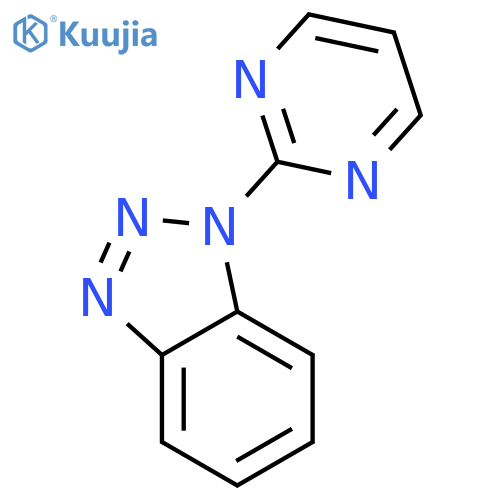 1-(2-pyrimidinyl)-1H-1,2,3-benzotriazole structure